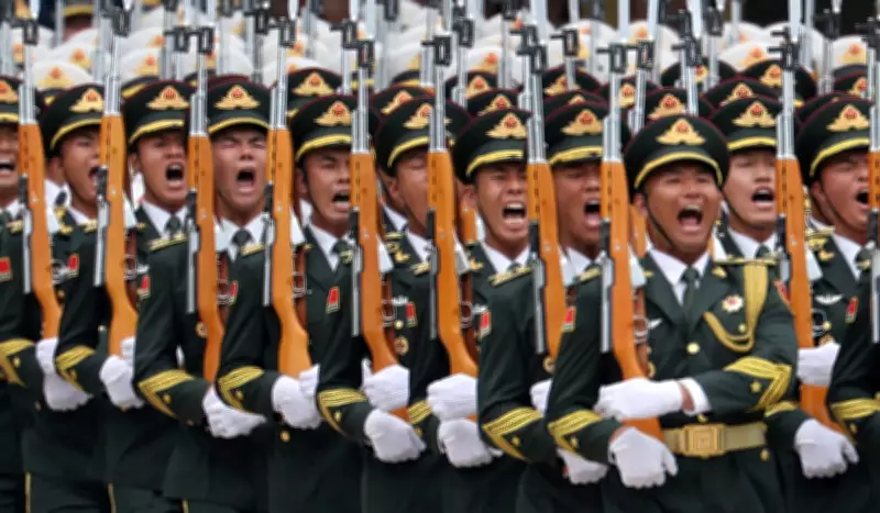 Beijing Guard of Honour and Child Eye Trump: Photos of the Day