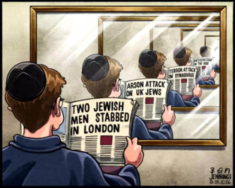 Ben Jennings Cartoon Condemns Antisemitic Terror Attack in Golders Green