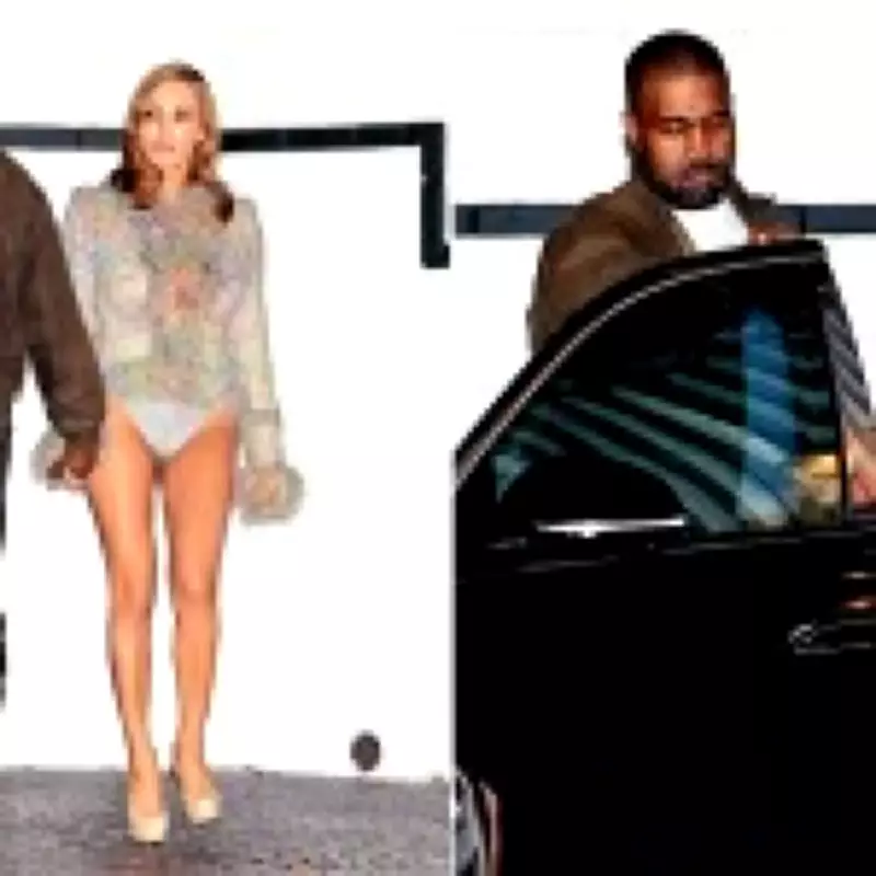 Bianca Censori Debuts Blonde Hair in Daring Outfit with Kanye West