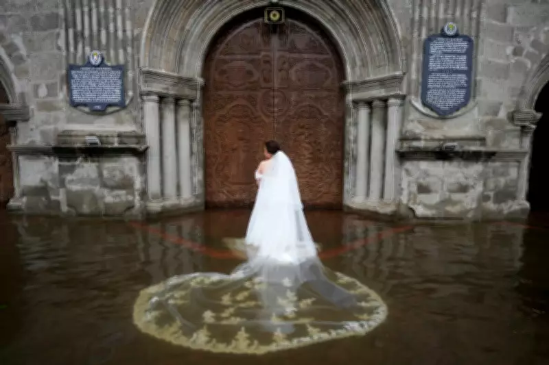 Bride Wades Through Flood to Church: Aaron Favila's Viral Photo