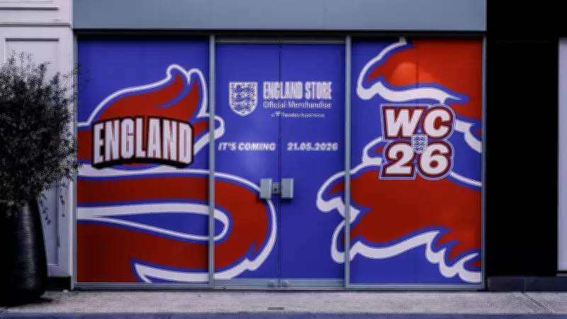 England Football Team Opens First Pop-Up Shop in Central London