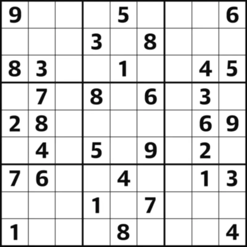 Expert Sudoku Puzzle 7,307: Challenge Your Logic Skills