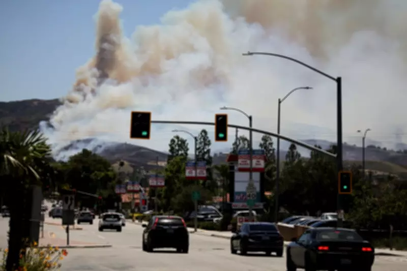 Fast-Growing Brush Fire in Southern California Prompts Evacuations