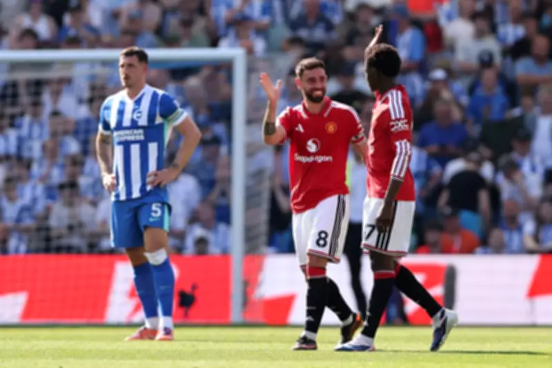 Fernandes Sets Assist Record as Man United Beat Brighton 3-0