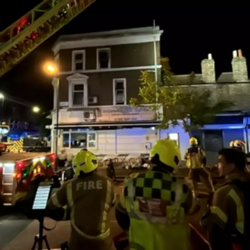 Firefighters Battle Blaze at Lower Clapton Shops and Flats