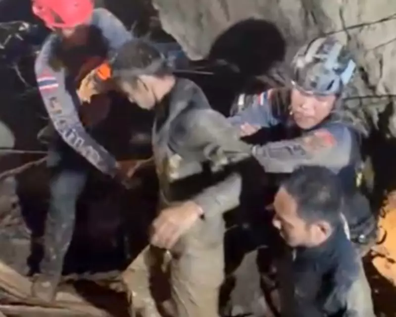 First of Seven Trapped Men Rescued from Flooded Laos Cave