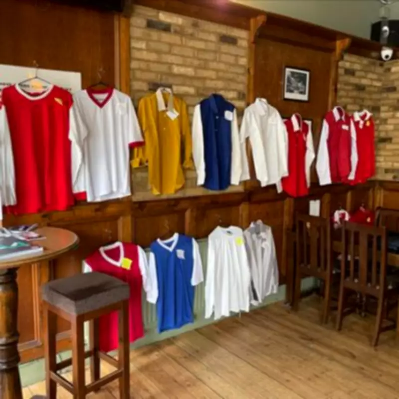 Free Arsenal Shirts Exhibition: Rare Classic Tops at North London Pub