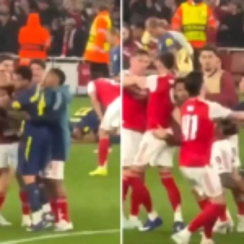 Gabriel Jesus Slaps Atletico Star in Ugly Clash After Arsenal Win