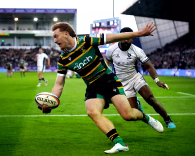 George Hendy scores four tries as Northampton thrash Bristol 94-33