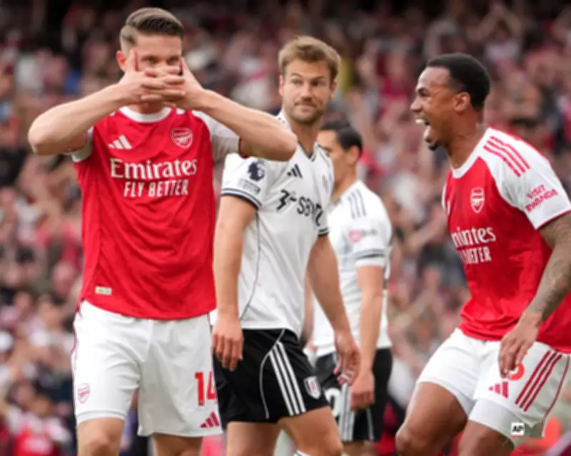 Gyökeres Double Fires Arsenal Past Fulham to Turn Title Pressure on Man City