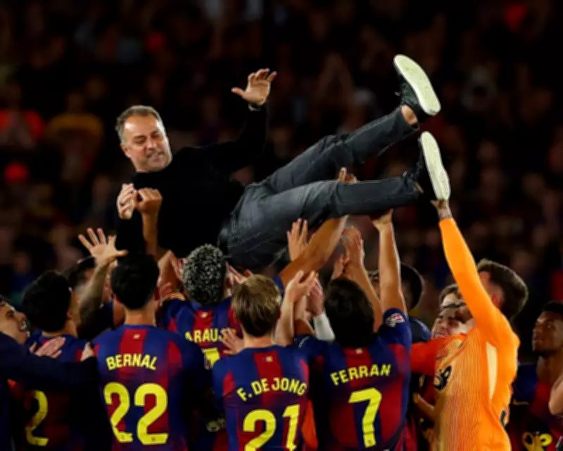 Hansi Flick Leads Barcelona to La Liga Title Hours After Father's Death