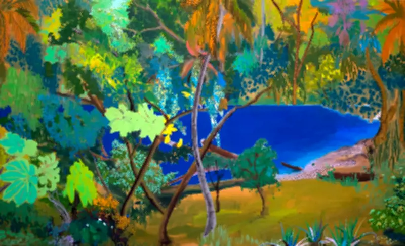 Hulda Guzmán Review: Lizard and Ghosts in a Rainforest Art Freakout