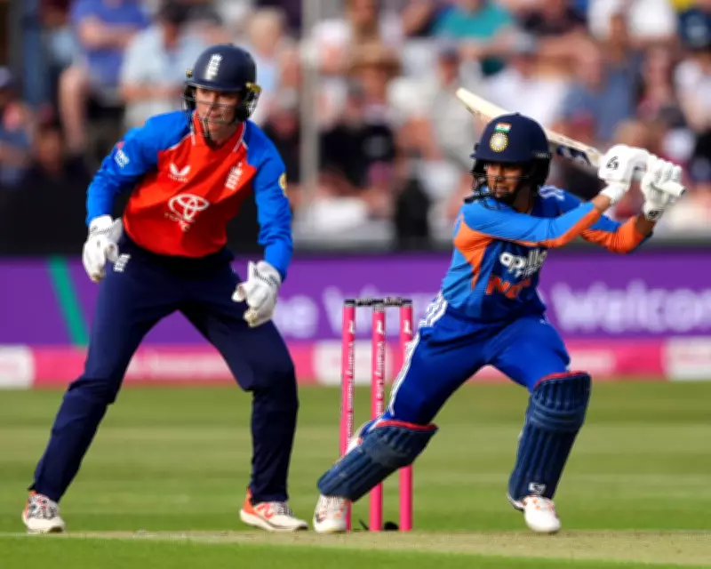 India's Bhatia and Rodrigues Crush England in First T20I Victory