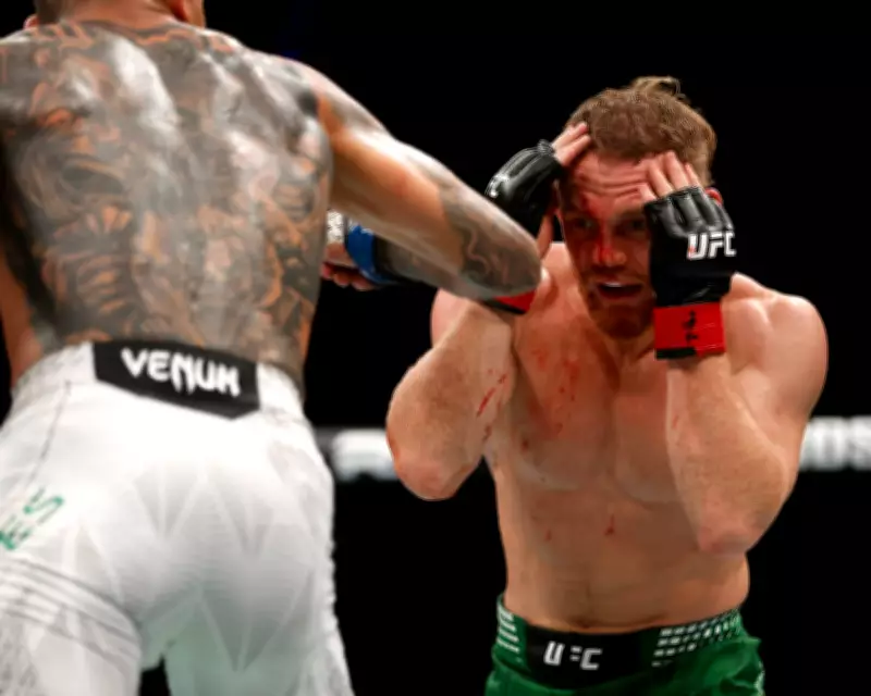 Jack Della Maddalena Bloodied in Brutal UFC Loss to Carlos Prates in Perth