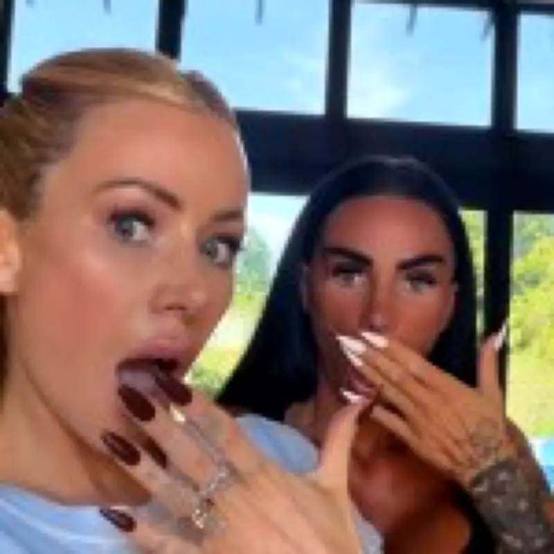 Katie Price Jokes About Missing Husband Lee Andrews in Video with Olivia Attwood