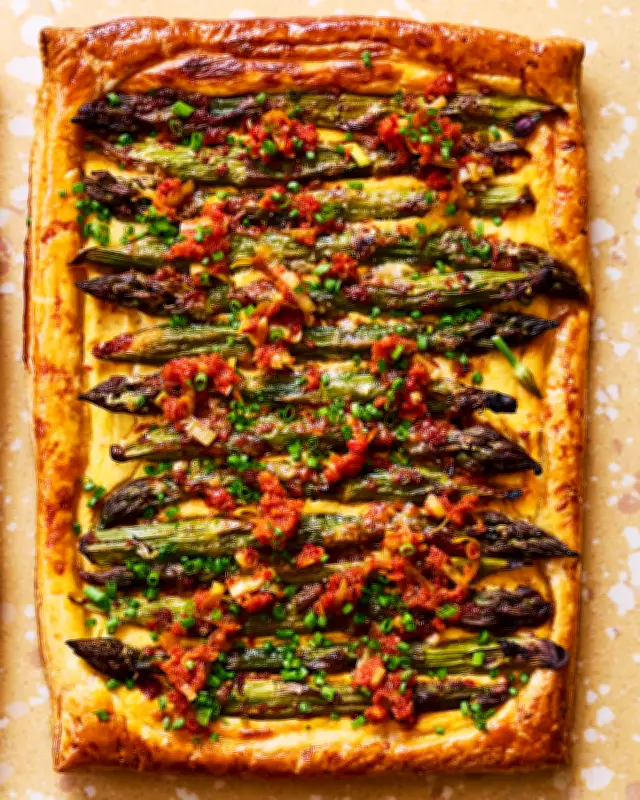 Kenji Morimoto's Asparagus Kimchi Tart: A Springtime Fermentation Recipe