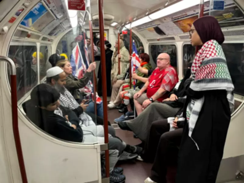 London Protests, Disco Dancers, and Robot Monks: Weekend Photos