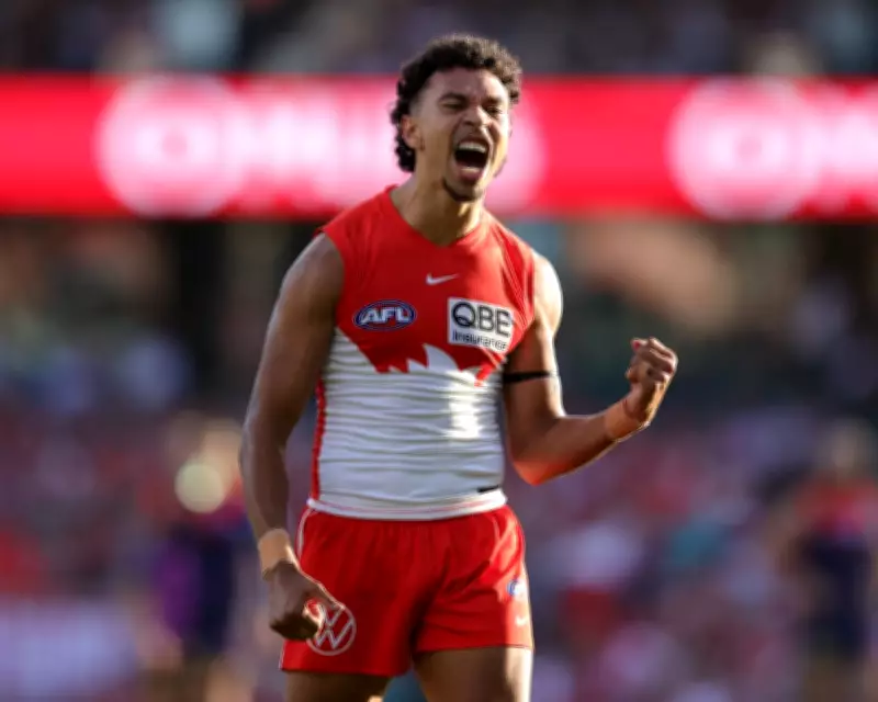 Malcolm Rosas Jr Fires Seven Goals as Swans Leap to AFL Summit