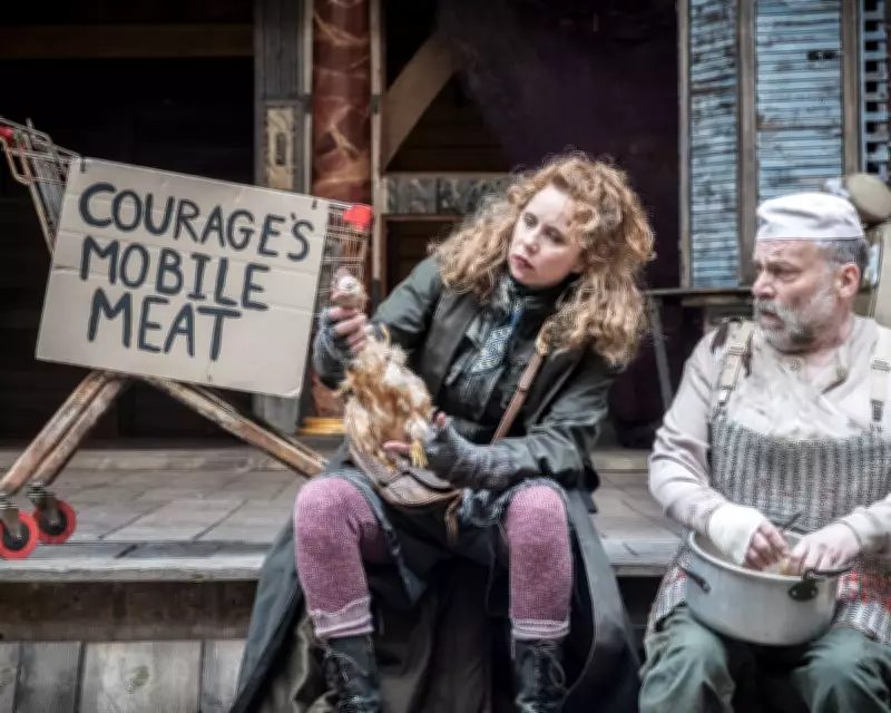 Mother Courage Review: Moving, Funny and Savage Wartime Portrait at Shakespeare's Globe