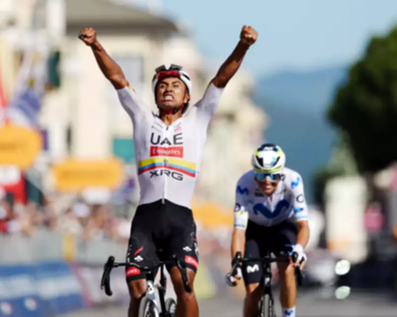 Narváez Wins Third Giro Stage, Edges Mas in Sprint Finish