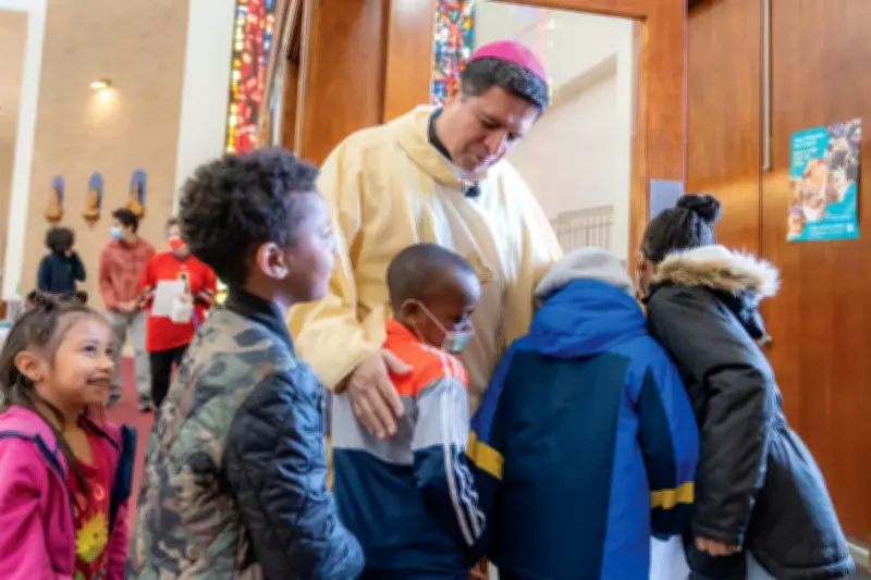 New Bishop Smuggled as Teen Vows to Defend Immigrants, Resisting Trump Policies