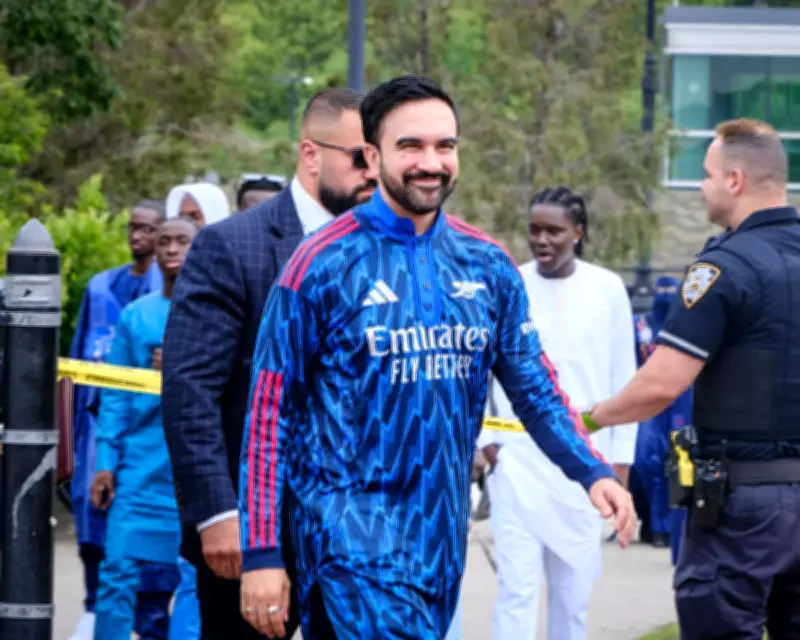 New York Mayor Wears Arsenal Kurta to Eid Prayers, Sparks Debate