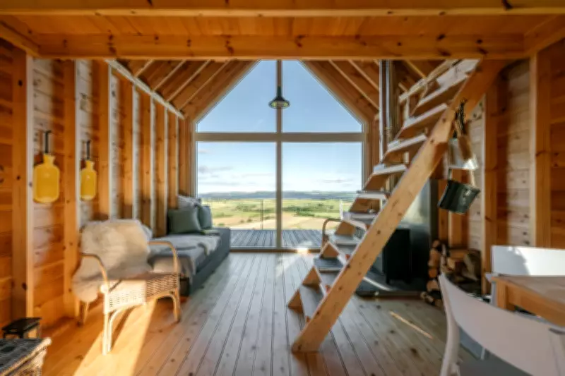Off-grid cabin stay on Perthshire farm where kids can run wild