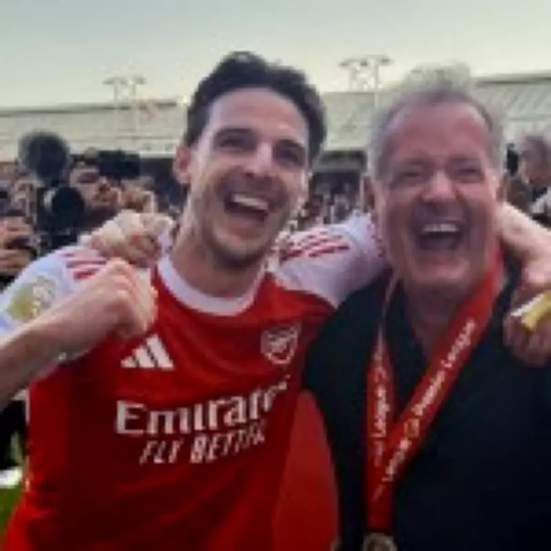 Piers Morgan Reveals How He Got on Pitch for Arsenal Title Celebrations