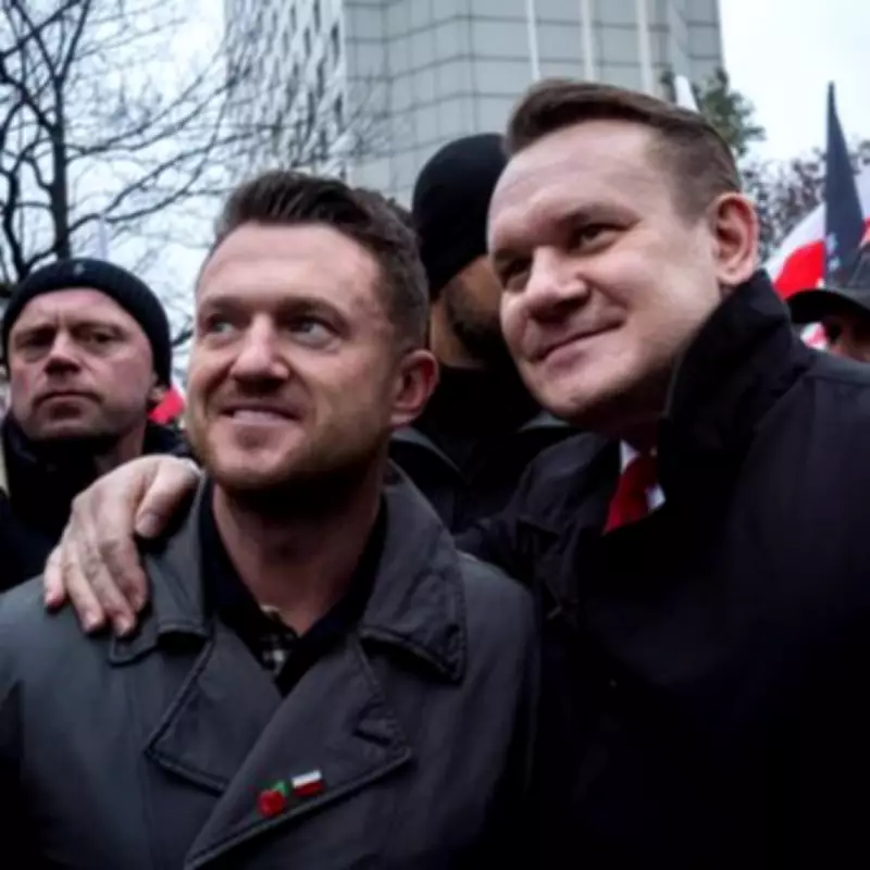 Polish MEP Banned from UK for Tommy Robinson Rally Threatens to Sue Starmer