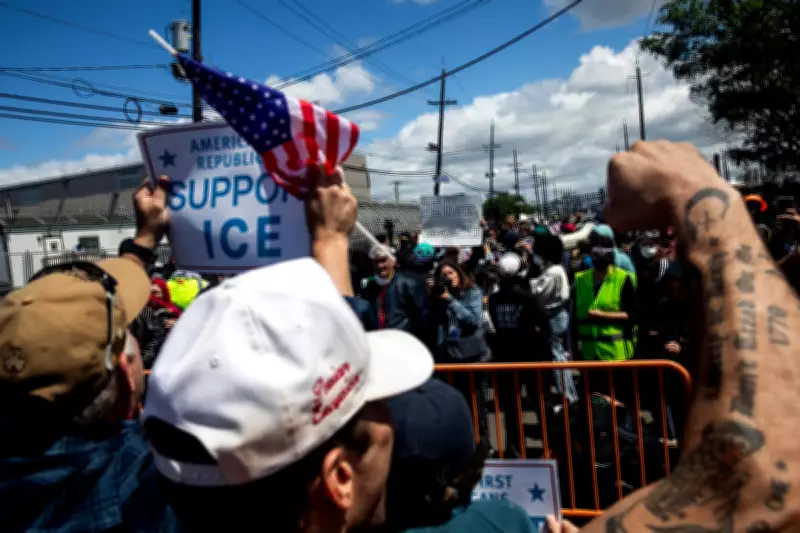 Protests Erupt at ICE Immigration Detention Center in New Jersey