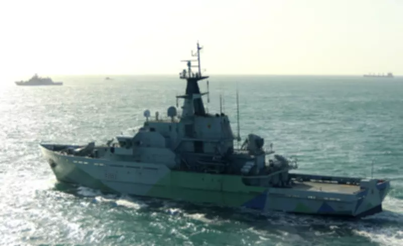 Royal Navy Tracks Russian Frigate for a Month Near UK Coast