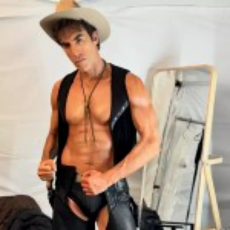 Sacha Baron Cohen Stuns Fans with Ripped Physique in Leather Chaps for Netflix Film