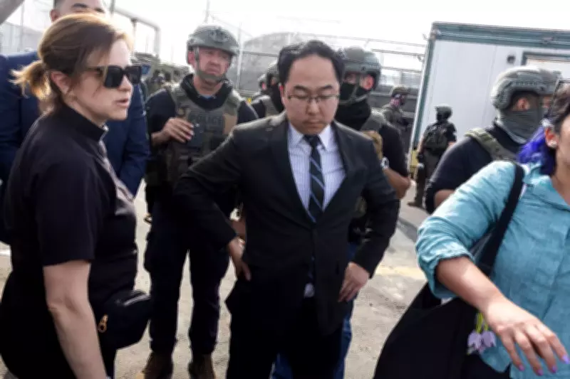 Senator Andy Kim Pepper Sprayed at ICE Facility Protest in New Jersey