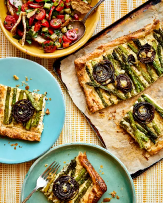 Spring Asparagus Tart and Fattoush: Sami Tamimi's Palestinian Recipes
