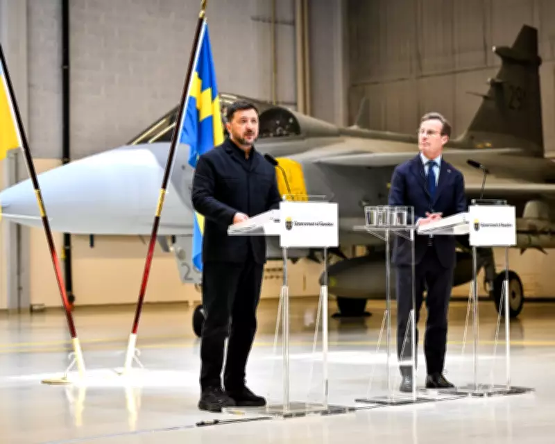 Sweden and Ukraine Finalize Gripen Jet Deal Amid War