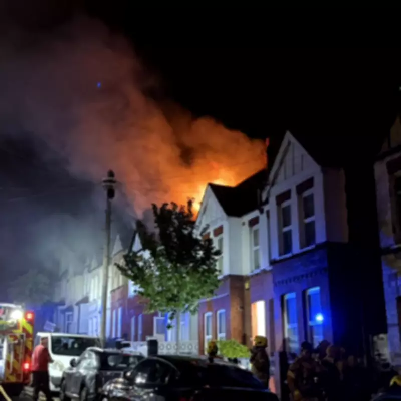 Thornton Heath Fire: 70 Firefighters Battle Flat Blaze on Lenham Road