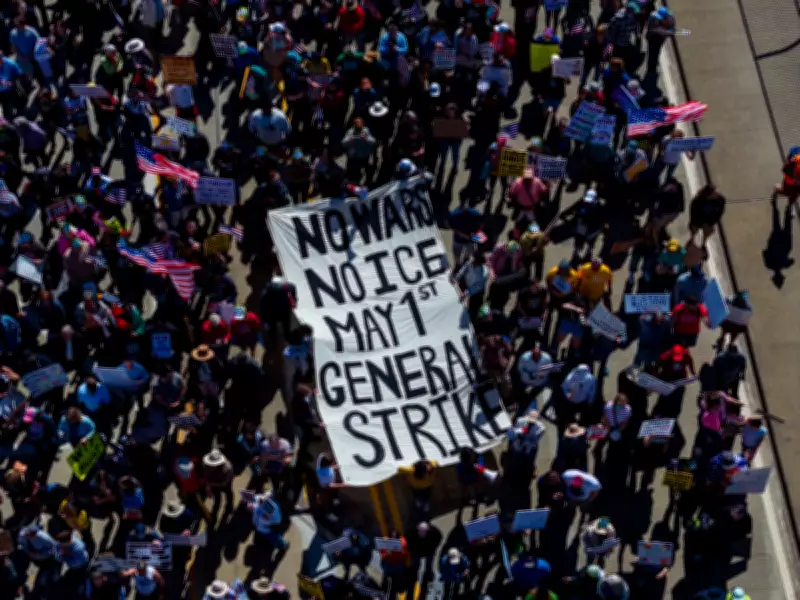 Thousands Join 'No School, No Work, No Shopping' May Day Protests Across US