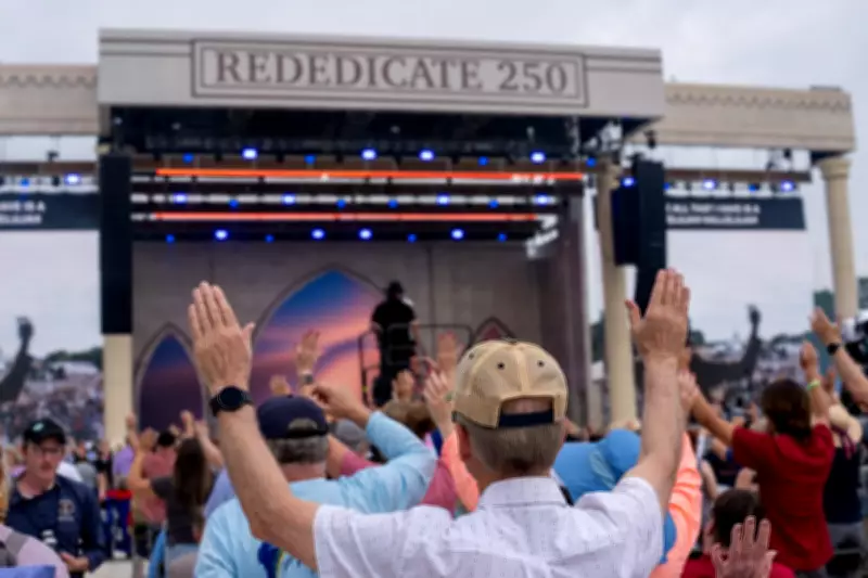 Thousands Rally at National Mall for Christian Prayer Event Criticized as Church-State Blur