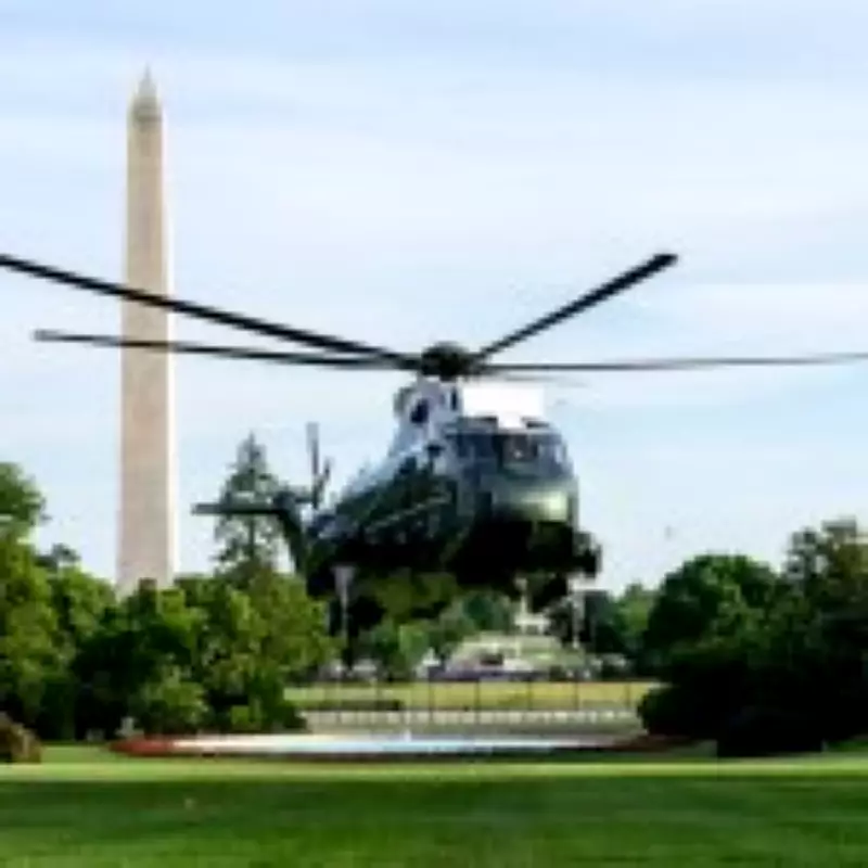 Trump Plans Permanent Helipad on White House Lawn to Prevent Grass Scorching