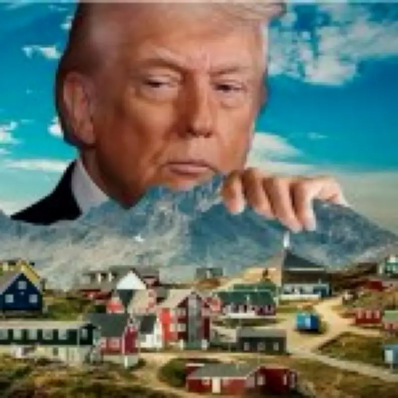 Trump Posts Bizarre Greenland Image, Renewing Tensions Over Territory