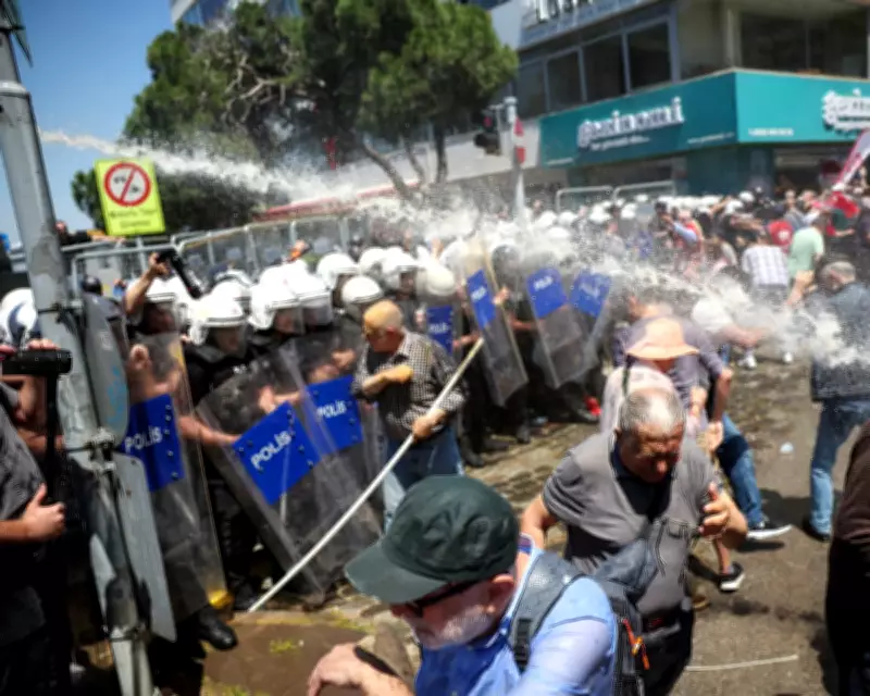 Turkish Police Use Teargas and Water Cannon to Disperse Opposition Rally
