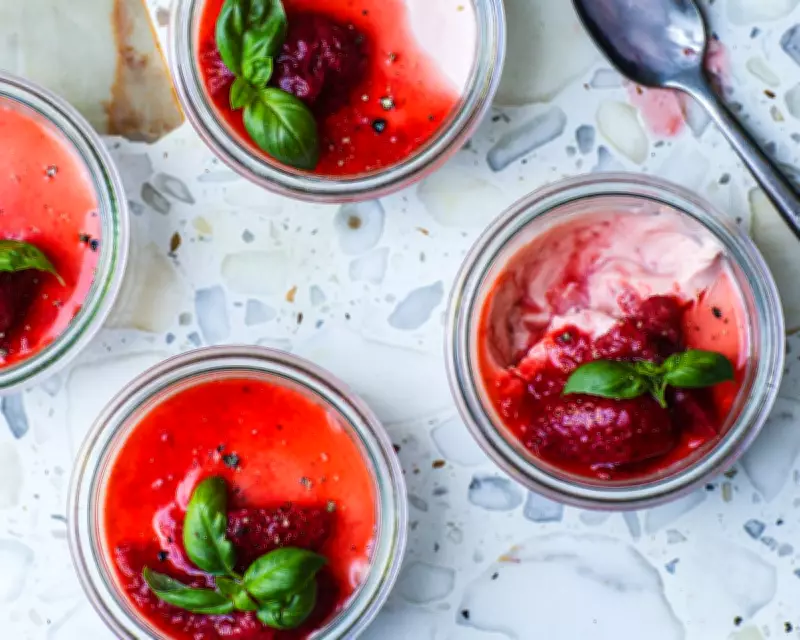 Turn Squishy Strawberries into a Classic British Strawberry Posset