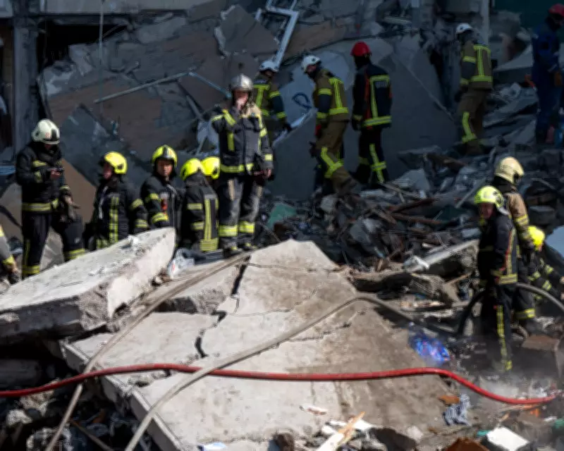 Ukraine Faces Second Day of Massive Russian Missile and Drone Strikes