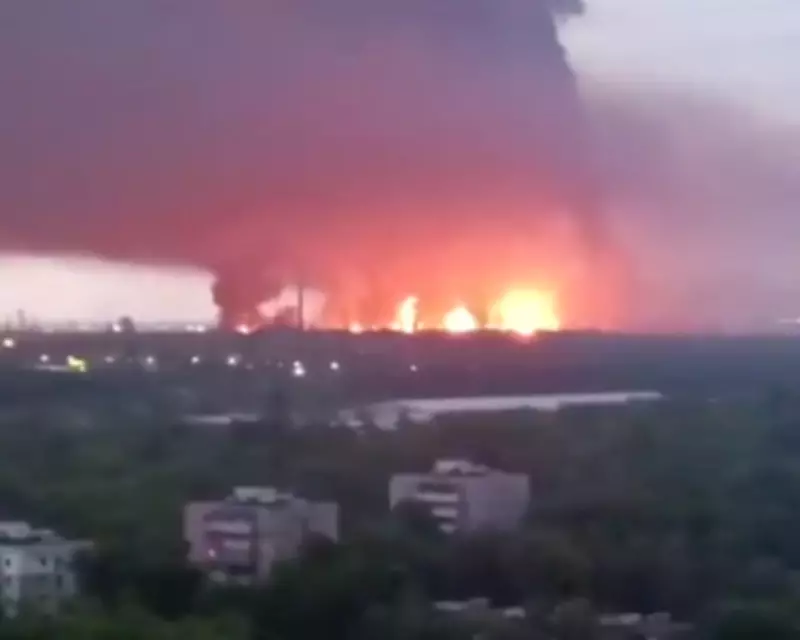 Ukraine Strikes Russian Oil Refinery in Retaliatory Drone Attack
