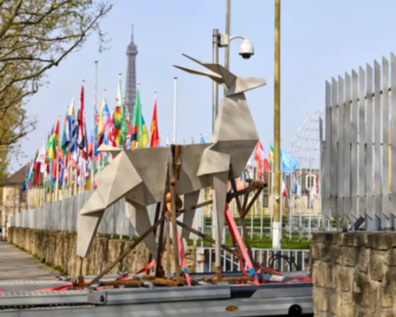 Ukraine's Origami Deer Sculpture Embarks on Symbolic Journey to Venice Biennale