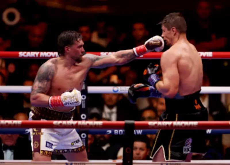 Usyk Stops Verhoeven in Controversial 11th-Round TKO to Keep Unbeaten Record