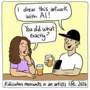AI 'art' is soulless theft, not creativity; real art needs human hands