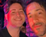 Arsenal fan's incredible night inside exclusive title party with players