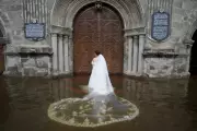 Bride Wades Through Flood to Church: Aaron Favila's Viral Photo