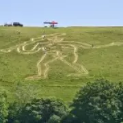 Cerne Abbas Giant Gets Early Makeover Due to Climate Change